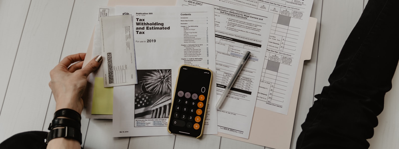 Calculator and documents for cost analysis